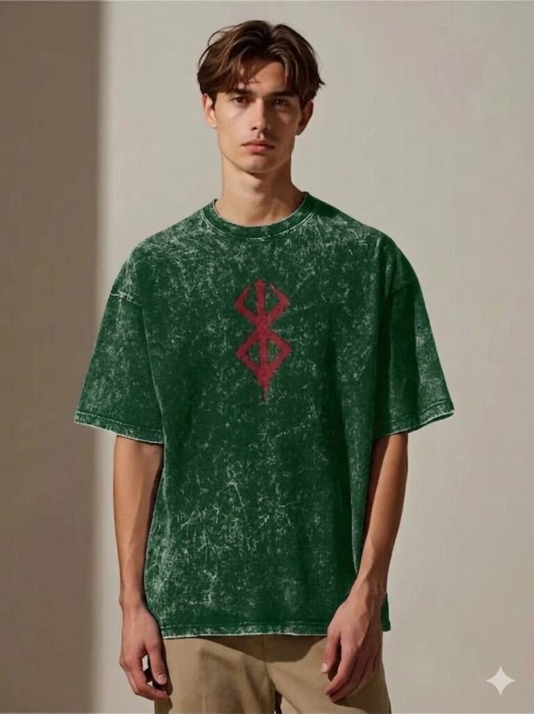 Premium Acid Wash Drop Shoulder T Shirt