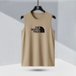 Stylish Mash Tank Top Brown
