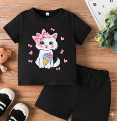 Girls Baby T-shirt and Pant Set (28674)