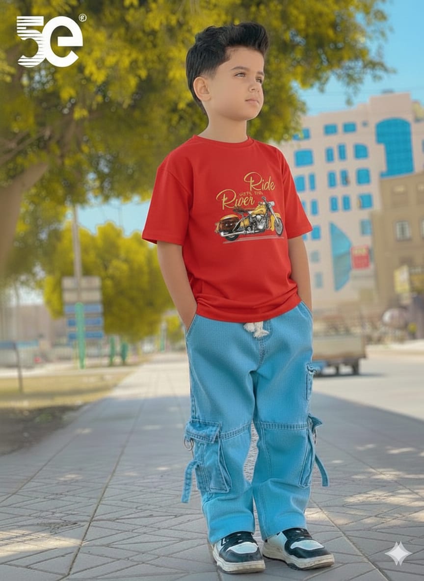Boys Denim Pant and T-Shirt set Boys Denim Pant and T-Shirt set