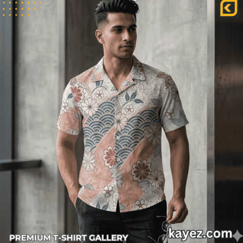 China Mix Cotton Short sleeve Shirt KS1094