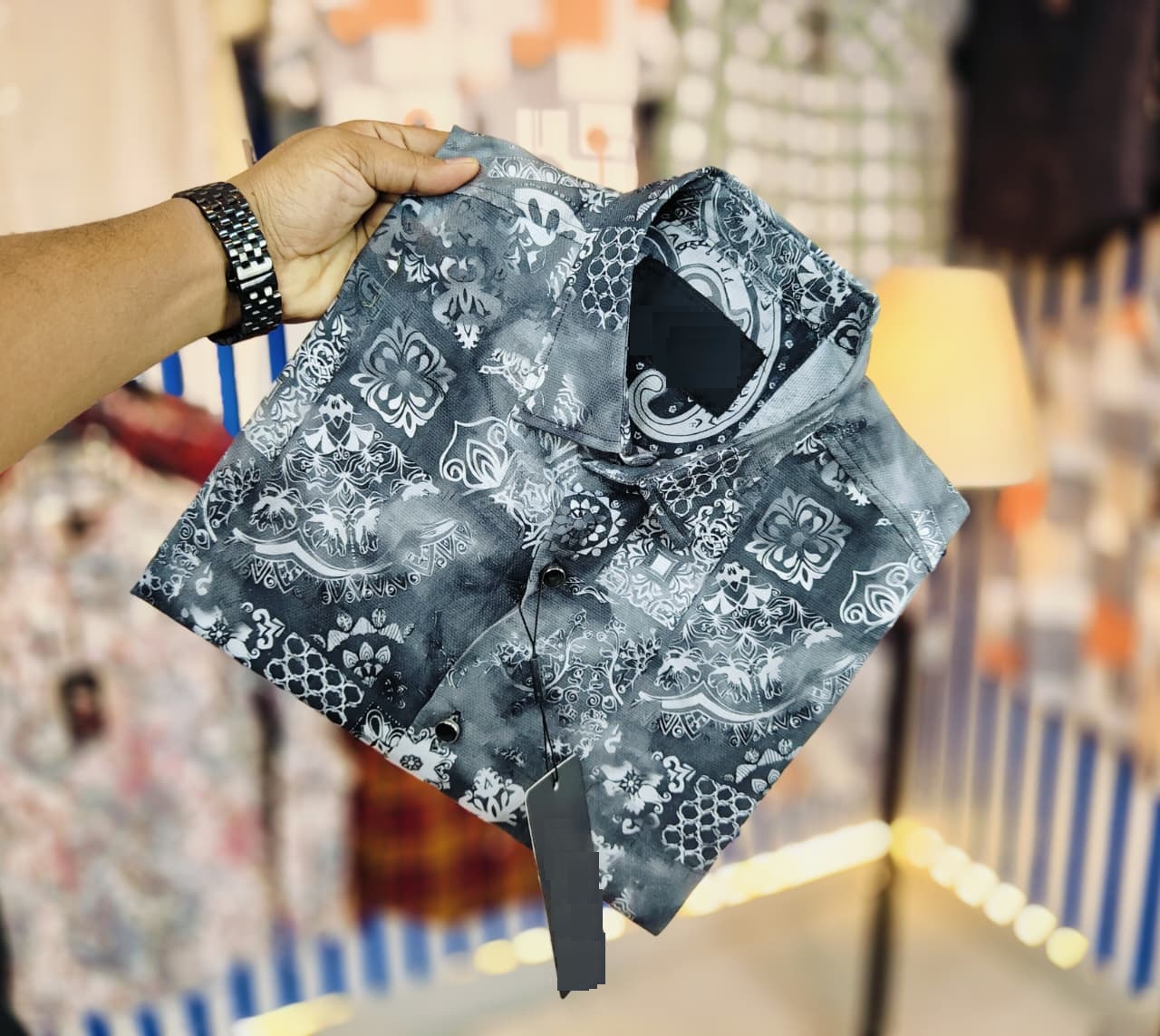China Pure Black Magnet Cotton Full sleeve Shirt 23796 China Pure Black Magnet Cotton Full sleeve Shirt 23796