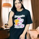 Drop Shoulder Ladies T-shirt 19410