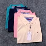 Regular Mix Cotton Polo Shirt 4 Pcs Combo Offer