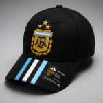 World Cup Embroidery Cap Argentina Cap - Black