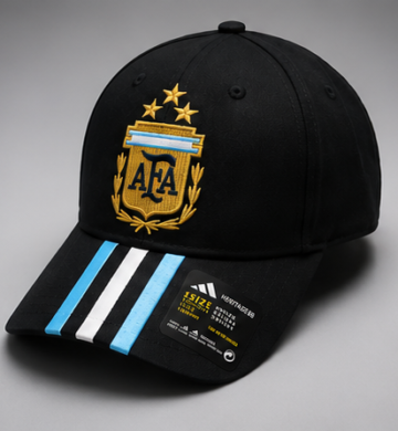 World Cup Embroidery Cap Argentina Cap - Black